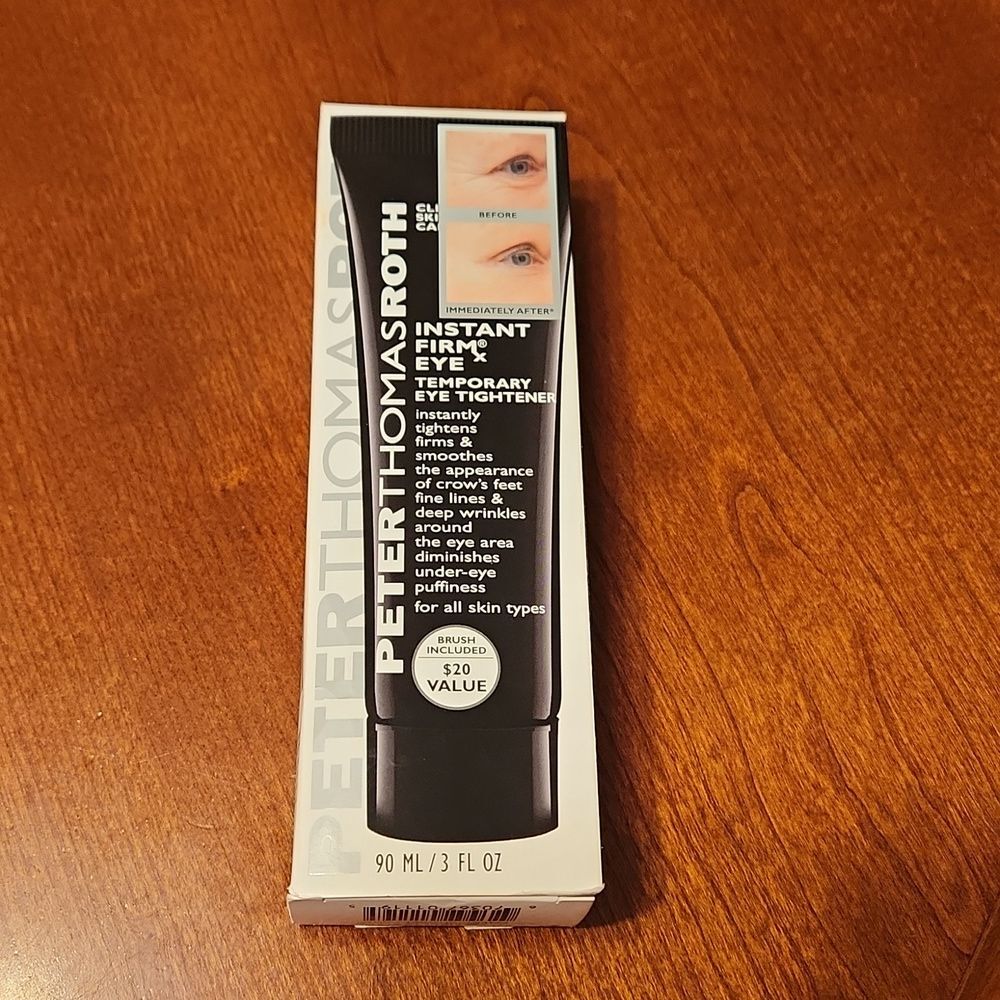 Peter Thomas Roth Instant Firm X Eye Temporary Eye Tightener 3oz w/ Brush NIB